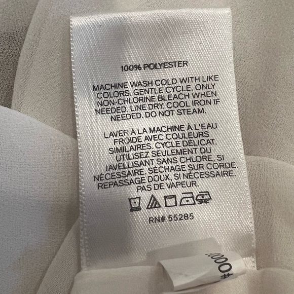 Express Polyester Cream Tank - Picture 3 of 4